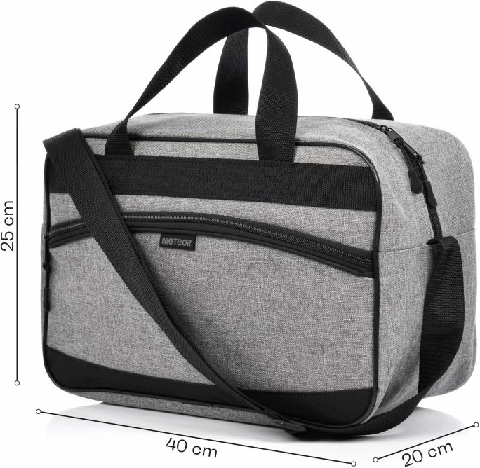 Çantë sportive Meteor, unisex, e zezë [Madhësia: Standarde]