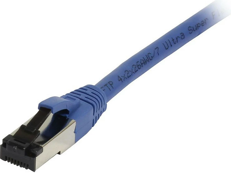 Kabllo rrjeti Synergy21 RJ45 CAT8.1, 0.25m, 2000MHz, blu