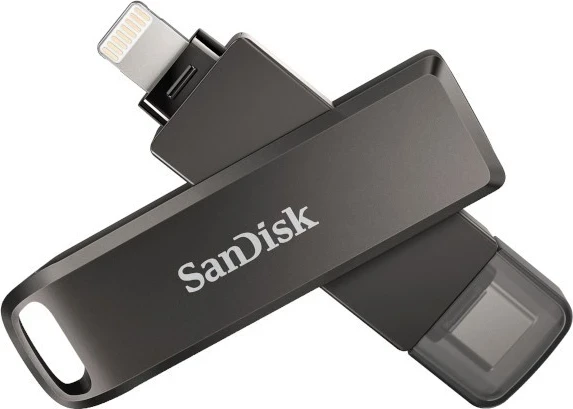 Flash Drive SanDisk iXpand, 64GB, gri