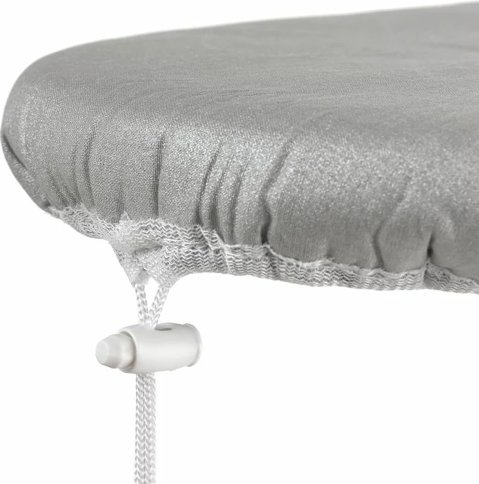 Mbulesë universale për dërrasë hekurosjeje Rayen 611206, 130x47 cm, pambuk 100%, EasyClip, me shtresë shkumë, blu/bardhë me vija