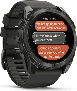 Smartwatch Garmin Fenix 8, 1.4" AMOLED, Touch, GPS, 32GB, e zezë