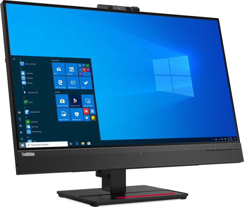 Monitor Lenovo 62A9GAT1EU 27" QHD 2560x1440 IPS 60 Hz me kamera, mikrofon dhe altoparlantë, zi