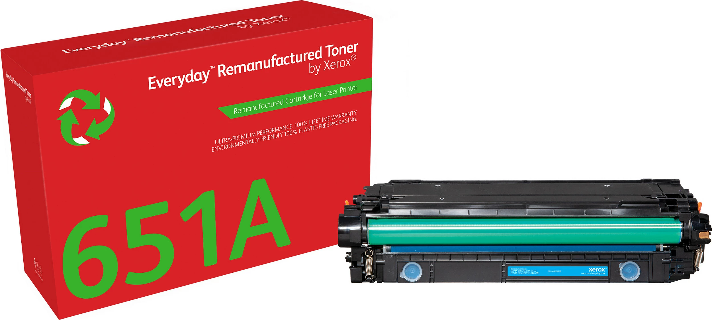 Toner Xerox Everyday 651A, kompatibil me HP 651A/650A/307A, Cyan