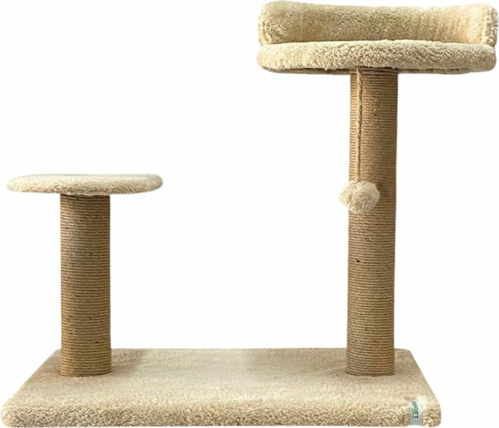Dërrasë gërvishtëse për mace, Paws & Whiskers, Tiana, bezhë