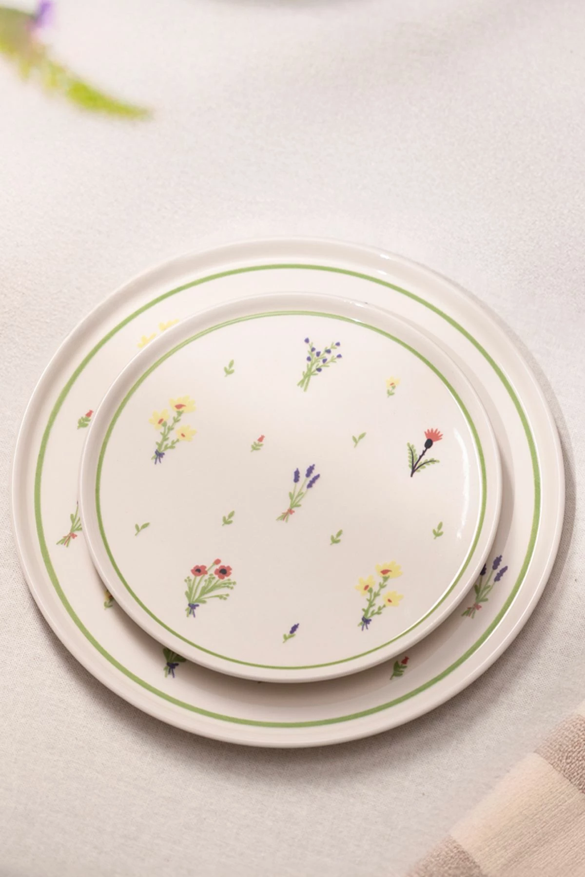 Set për shërbim torte (4 copë), Hermia Concept, Botanical
