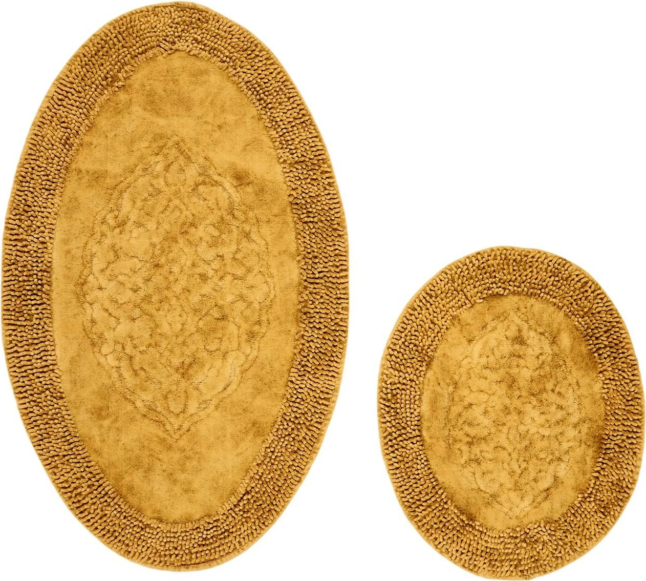 Set tapetash për banjo, 2 copë, pambuk, ngjyrë mustard, Mijölnir, 000218