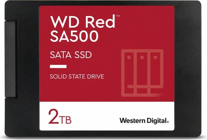 Disk SSD SanDisk WD Red SA500 WDS200T2R0A 2TB 2.5\" SATA III 6Gb/s, i kuq