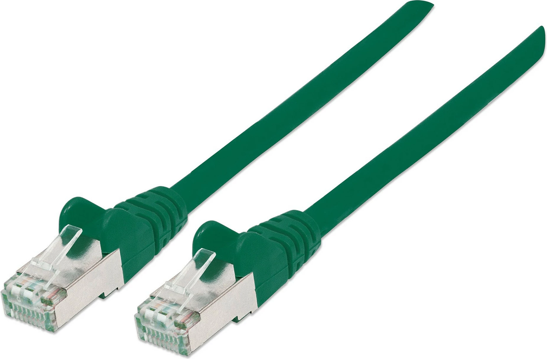 Kabllo rrjeti Intellinet Cat6a 0.5m S/FTP RJ45 10Gbps, e gjelbër