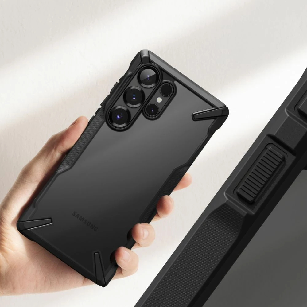 Mbështjellës Ringke Fusion X për Samsung Galaxy S25 Ultra, Zi