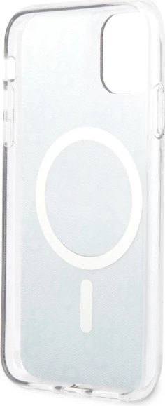 Mbështjellës Guess GUHMN61H4STK për iPhone 11 6.1", 4G MagSafe, i zi