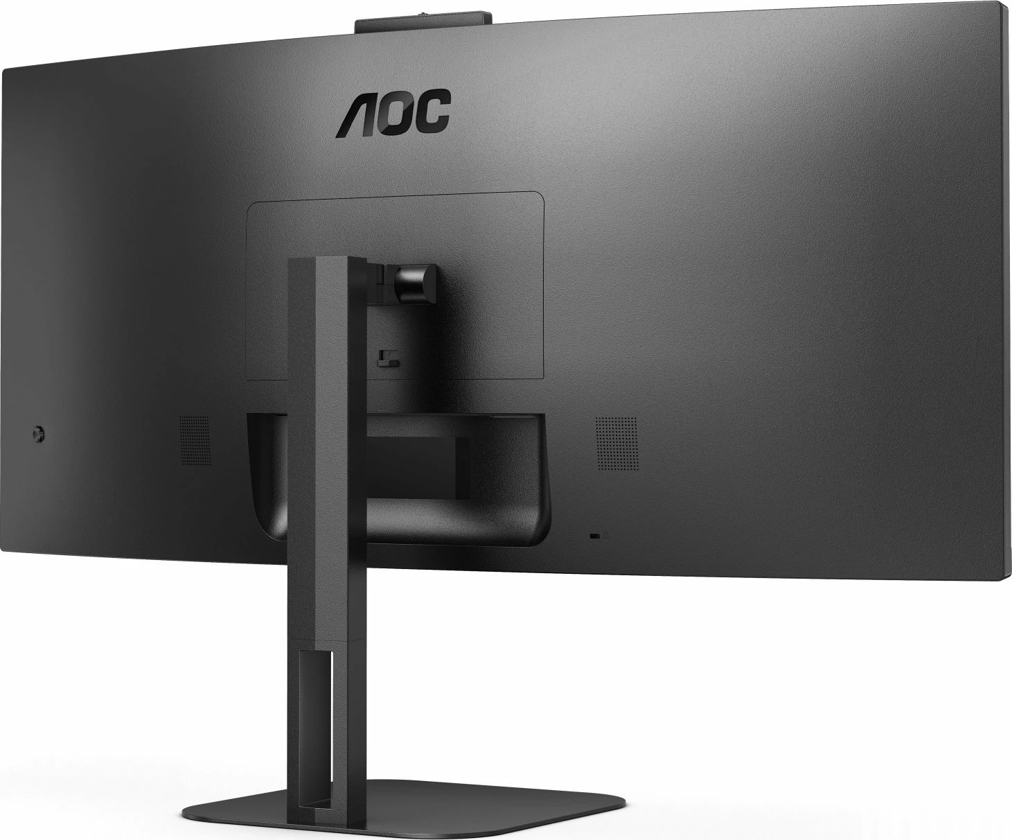Monitor AOC CU34V5CW 34\" UWQHD 3440x1440 100Hz VA i lakuar 21:9 me USB-C PD 65W, webcam Windows Hello, altoparlantë, i zi