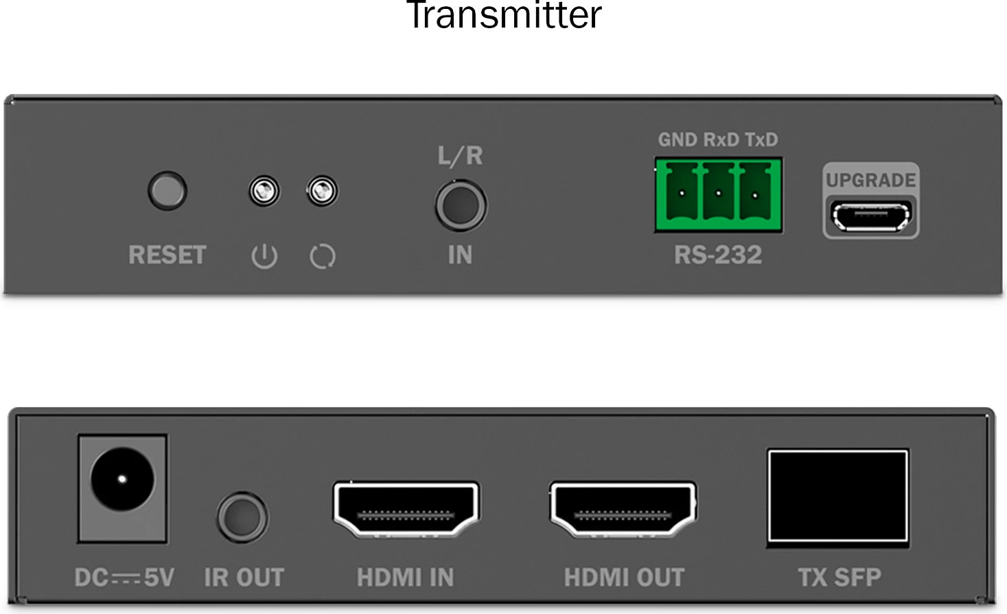 Set extender HDMI me fibra Digitus, 4K/60Hz, deri 40 km, i zi