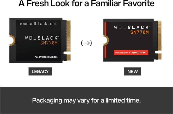 SSD NVMe SanDisk WD Black SN770M 1TB M.2 2230 PCIe 4.0, i zi