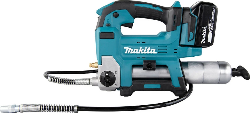 Pistoletë graso Makita DGP180Z, 18V Li-Ion, 475 ml, 690 bar, zorrë 1.2 m