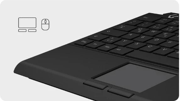 Tastierë KeySonic KSK-5210ELU, me kabllo, USB, QWERTZ, LED, e zezë