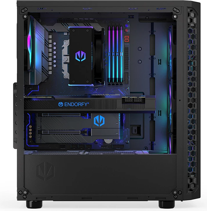 Kasë Endorfy Signum 300 ARGB, tower, xham i temperuar, ARGB, e zezë