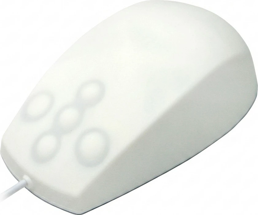 Maus Medigenic MMA Scroll, USB & PS/2, IP65, silikon, kaltër e çelët