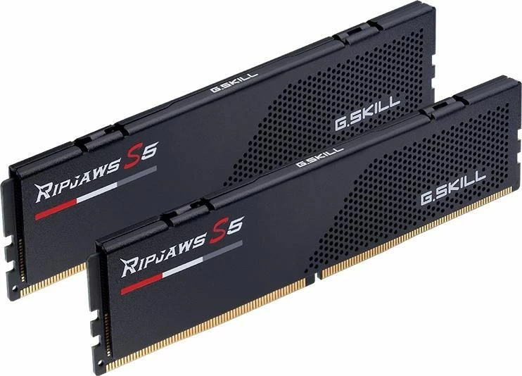 RAM Memorje G.Skill Ripjaws S5 F5-6000J3040F16GX2-RS5K 32GB (2x16GB) DDR5 6000MHz CL30, e zezë, set 2 copë