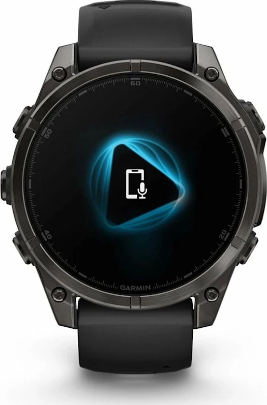 Smartwatch Garmin Fenix 8 AMOLED (010-02904-21) 1.4\" GPS NFC 10 ATM, e zezë