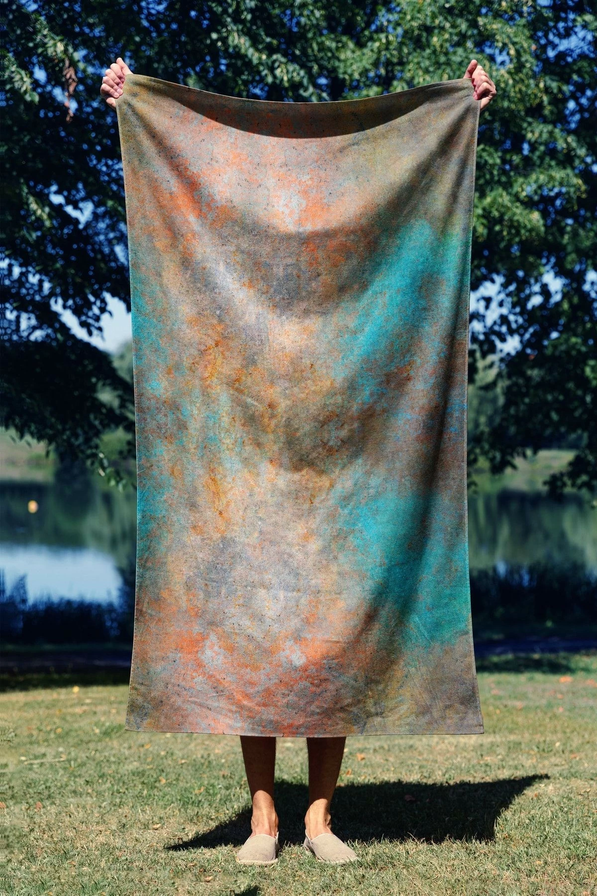 Peshqir plazhi Mijolnir, shumëngjyrësh, 90x150cm