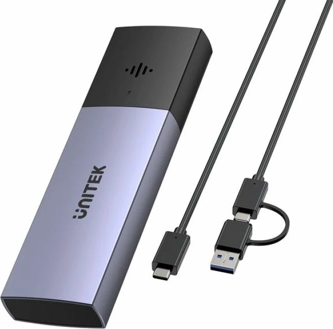 Kuti SSD M.2 NVMe Unitek, gri