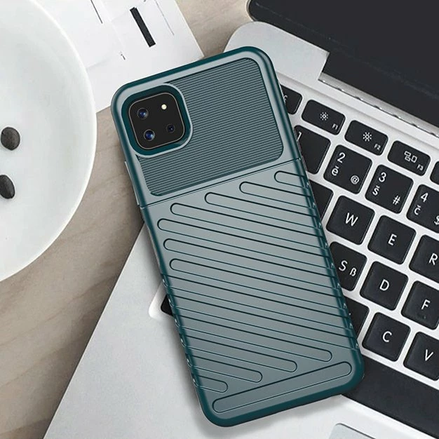 Mbështjellës Hurtel Thunder Case për Samsung Galaxy A22 5G, i zi