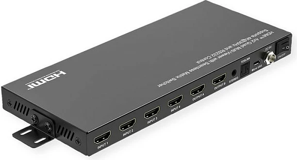 Switch HDMI Matrix VALUE 14.99.3592, 4x2, 4K 30Hz, me telekomandë, i zi