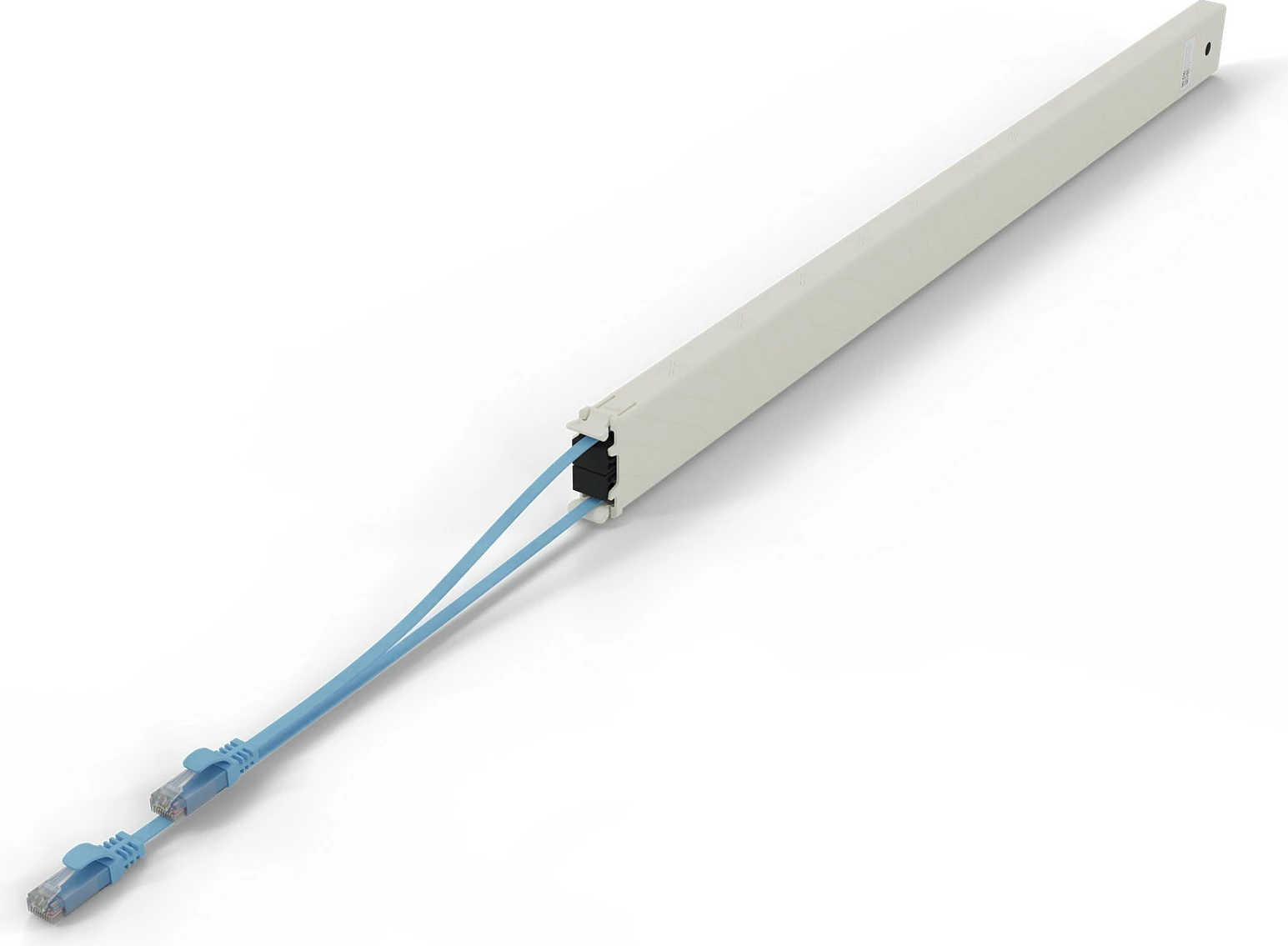 Kasetë kabllo LAN PATCHBOX patchbox.one, Cat6a, 2.5 m, RJ-45, PoE++, blu