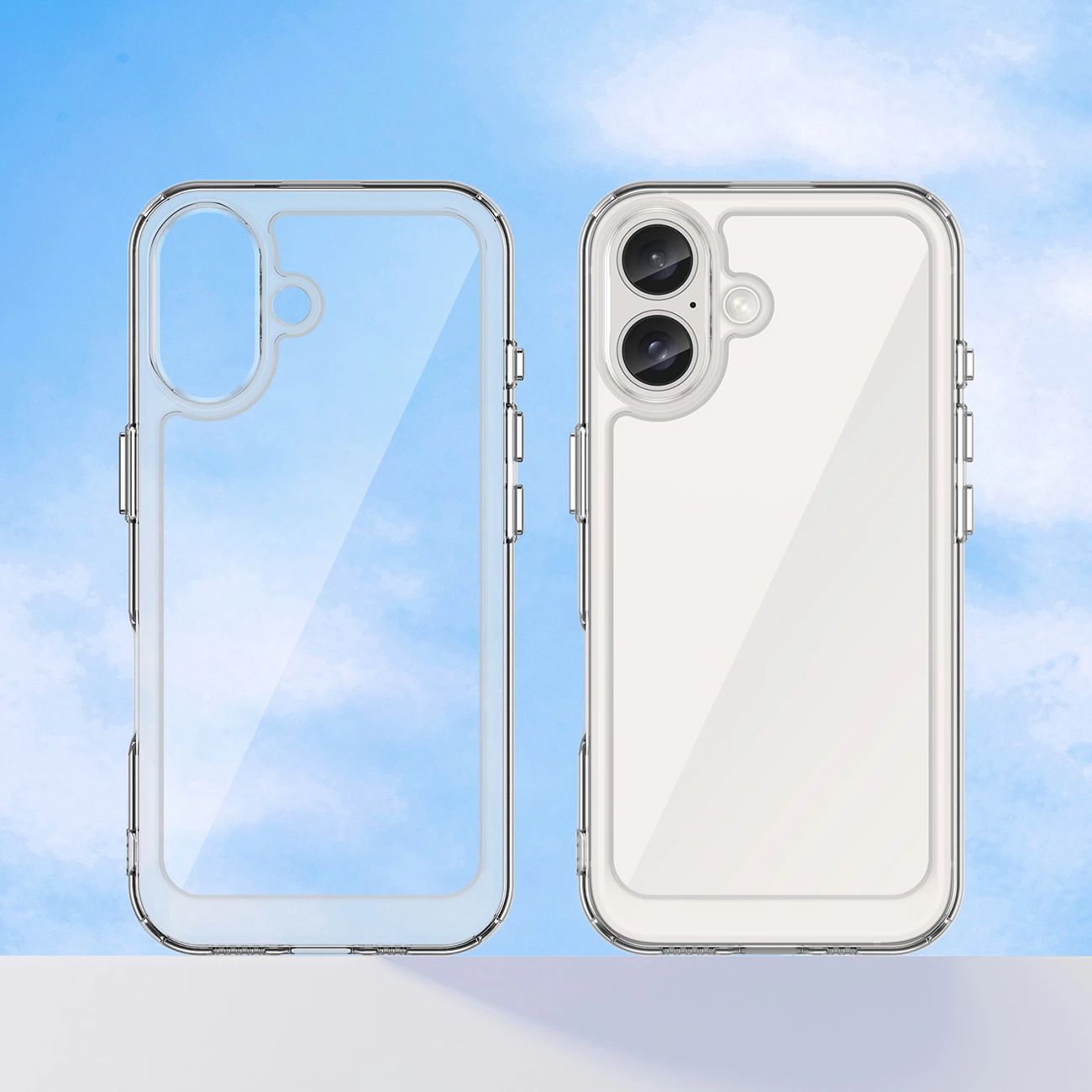 Mbështjellës Hurtel Outer Space Case për iPhone 16 Plus, transparent