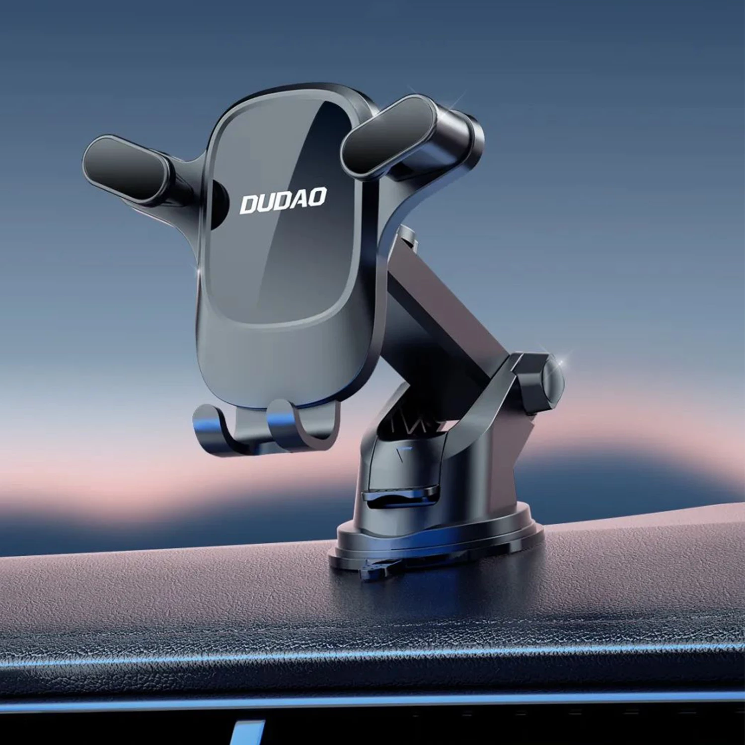 Mbajtës telefoni për veturë Dudao F5Pro, për kokpit, i zi