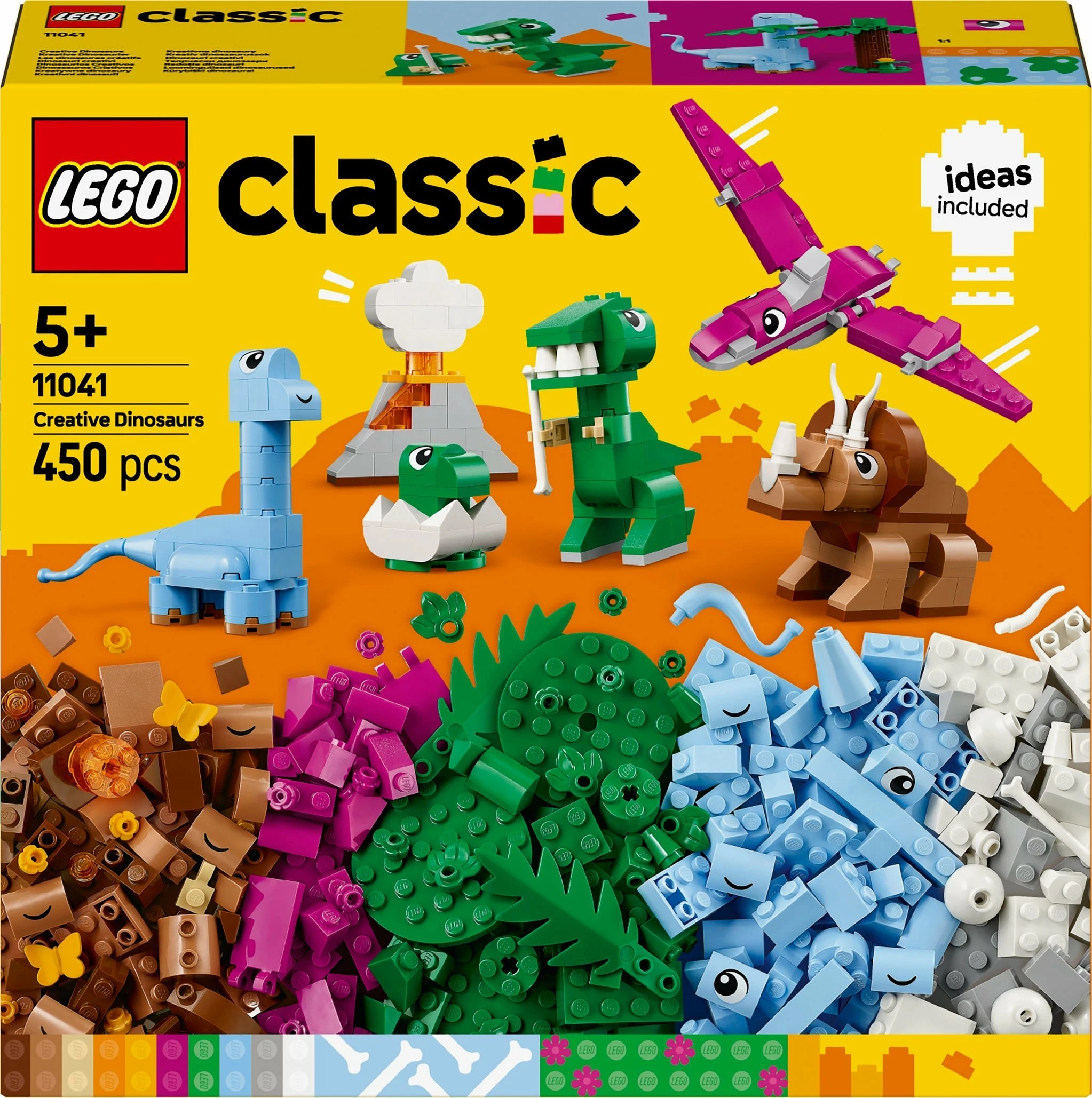 Set LEGO Classic Creative Dinosaurs 11041, 450 elemente