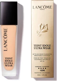 Pudër e lëngshme Lancôme Teint Idole Ultra Wear Care & Glow, no.120N, 30 ml