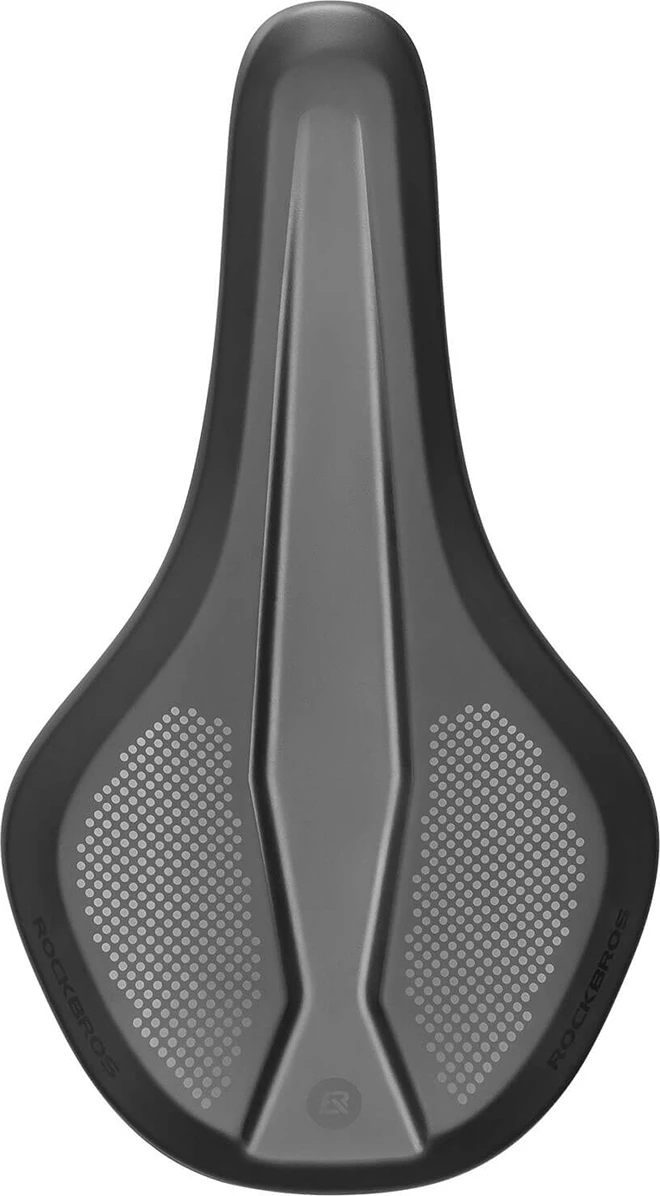 Sallë biçiklete Rockbros B824 ergonomike me kanal ventilimi, shina çeliku, 345 g, e zezë