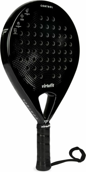 Raketë padeli Virtufit për meshkuj/femra, e zezë/gri