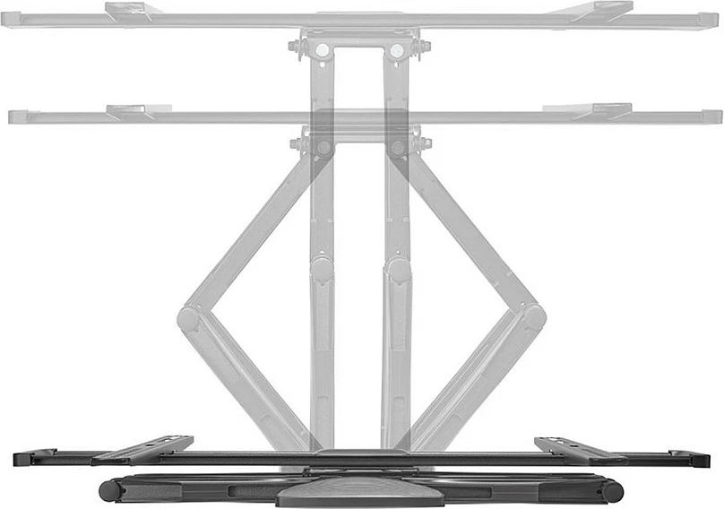 Mbajtëse muri për TV VALUE, 37-80", VESA deri 400x400, rrotulluese dhe me pjerrësi, deri 45 kg, e zezë