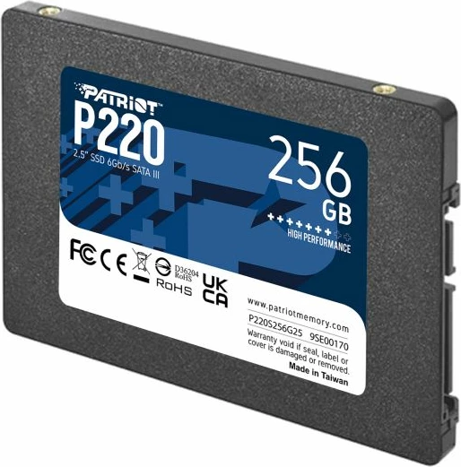 SSD Patriot P220 256GB 2.5" SATA 3 (6Gb/s) P220S256G25
