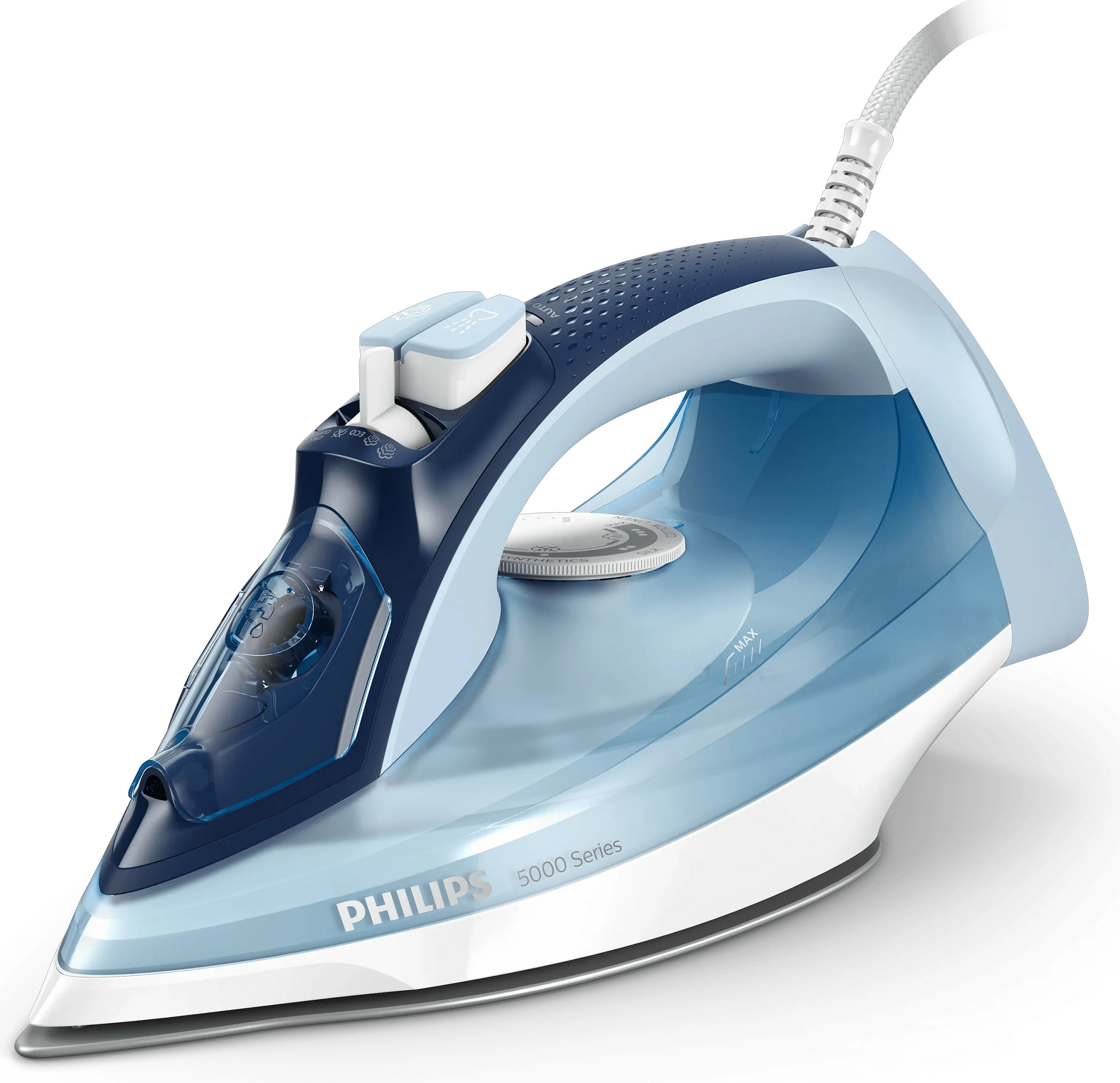 Hekur me avull Philips DST5030 5000 Series, blu/bardhë