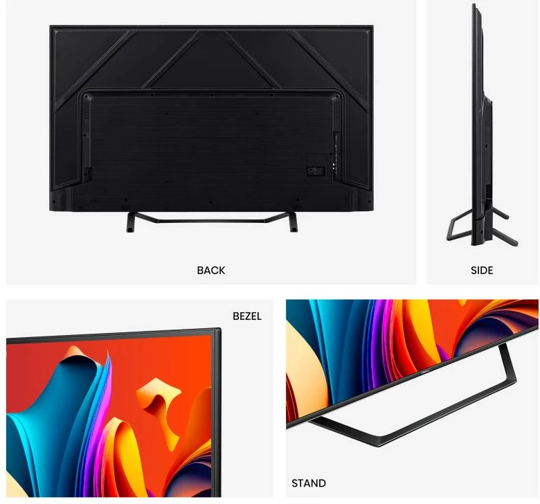 Televizor QLED, Hisense 50A7NQ, 50", Bluetooth, Dolby Vision/Atmos, Quantum Dot, AI Sports Mode, 2024, Degree