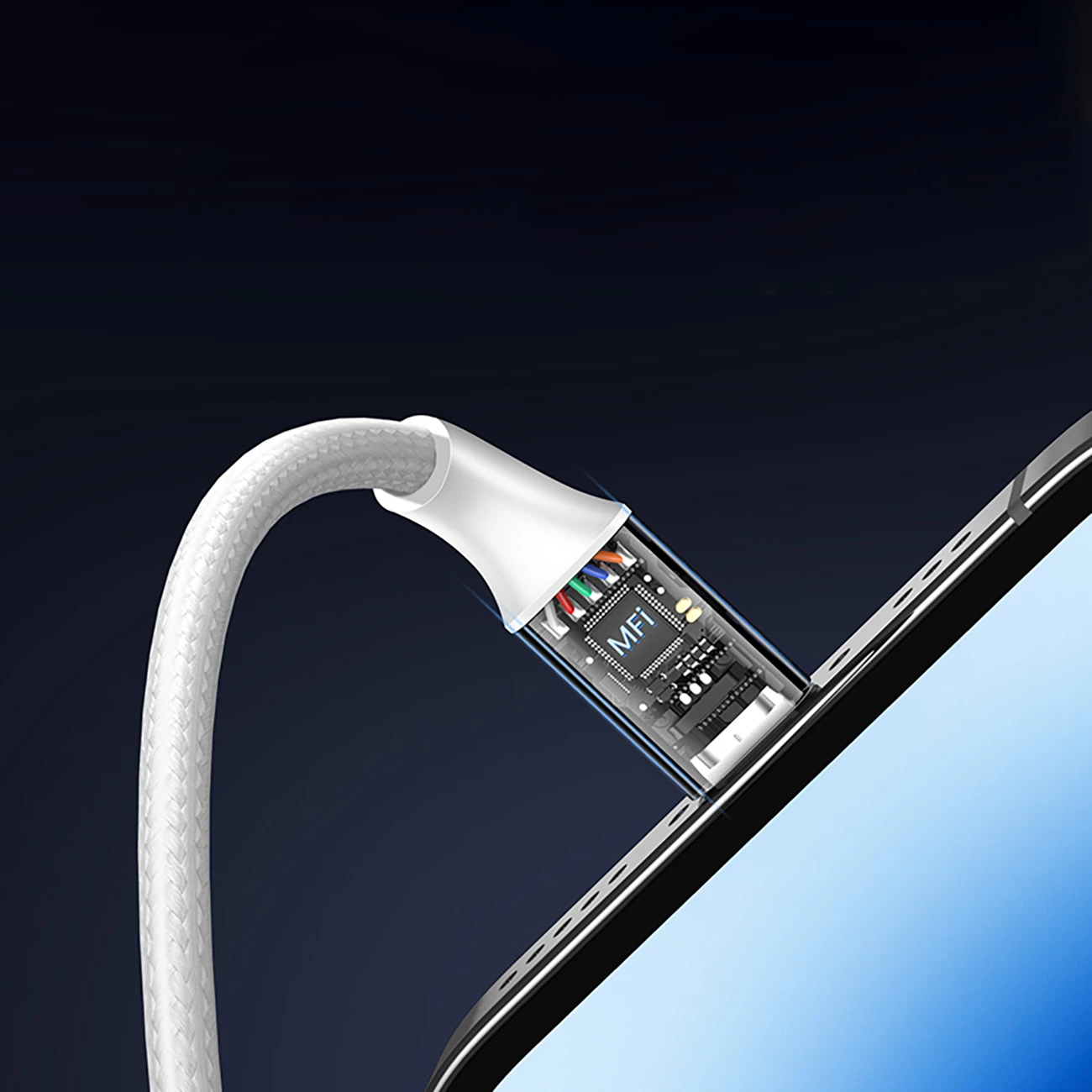 Kabllo Ugreen US199 60163 USB-A në Lightning, 2m, Argjendtë