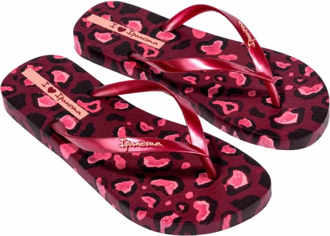Flip-flopa për femra Ipanema Animal Print 83846-BP657, rozë [Madhësia: 41 - 42]