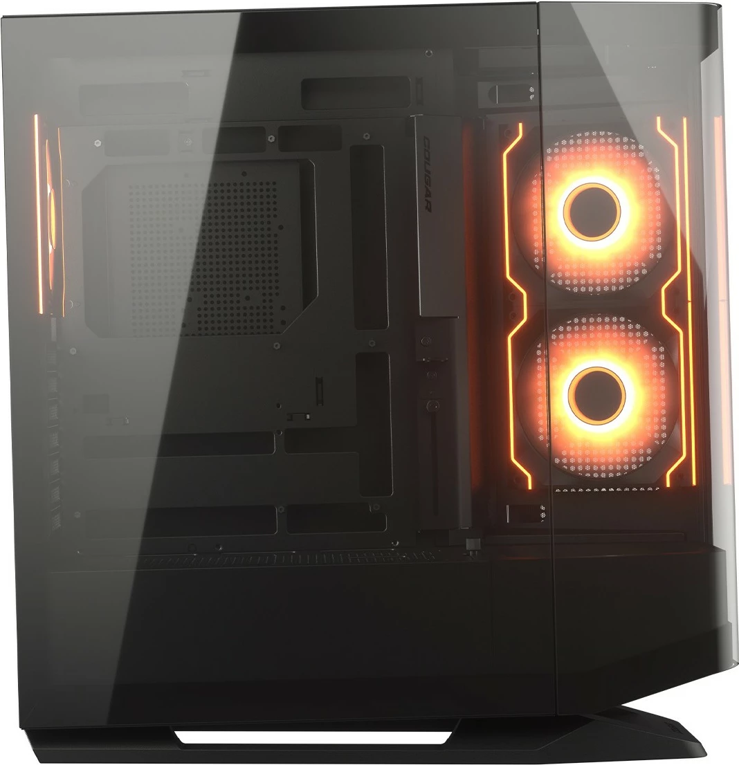 Kasë Cougar FV270 ARGB midi, e zezë