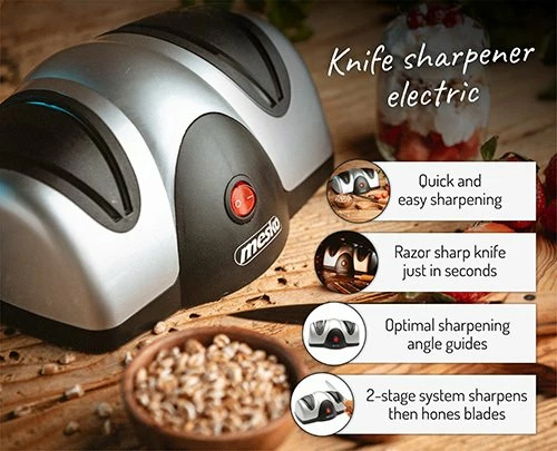Mprehës elektrik thike Mesko MS 4516 40W, 2-nivelësh, argjend/e zezë