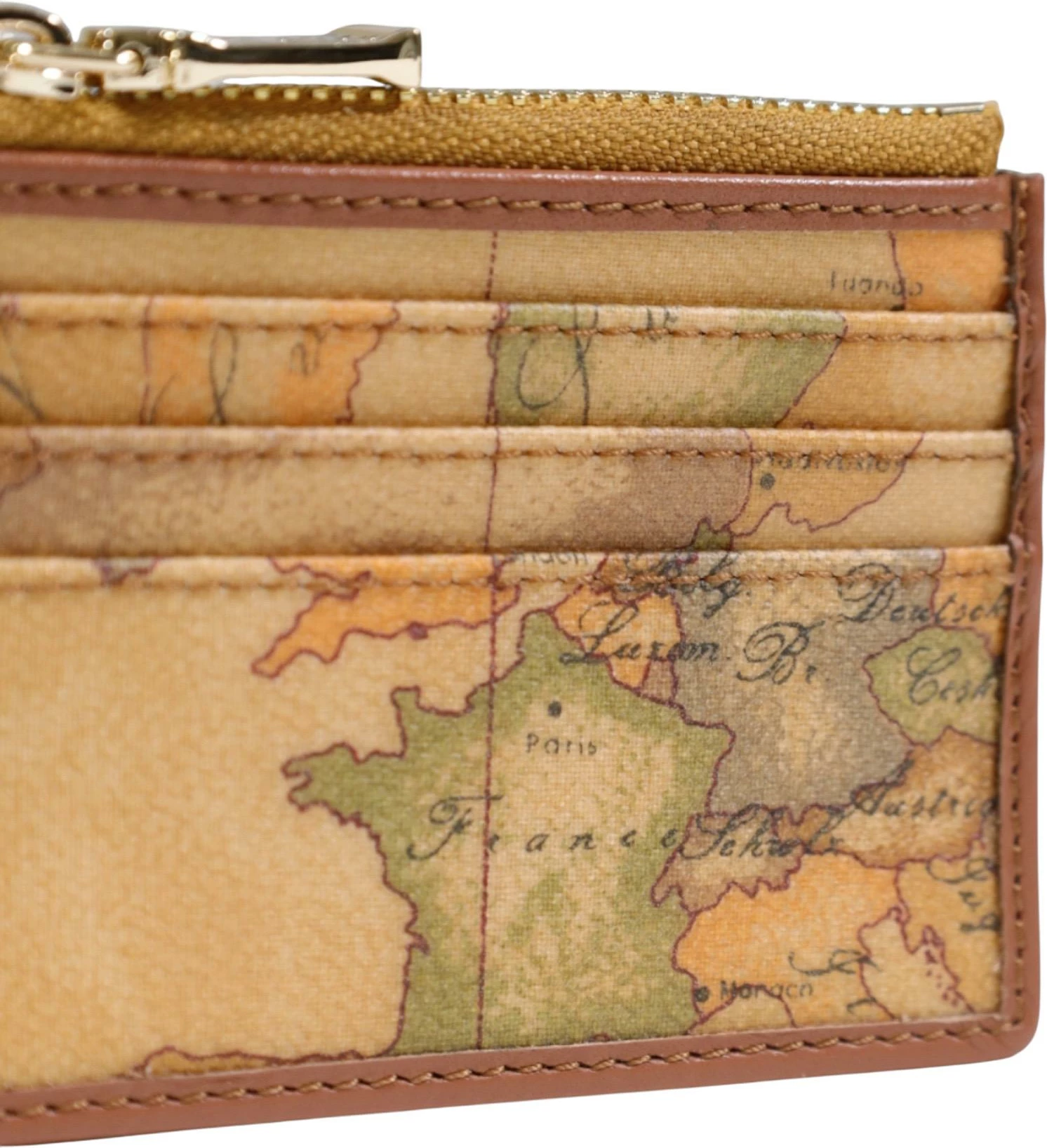 Portofol i vogël për femra Alviero Martini Prima Classe CARDS COINS HOLDER C W373 6000, bezhë e errët
