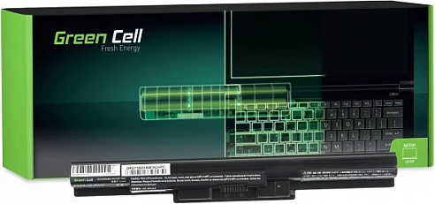 Bateri laptop Green Cell për Sony Vaio SVF14/SVF15 Fit 14E/15E, 2200mAh 14.8V, e zezë