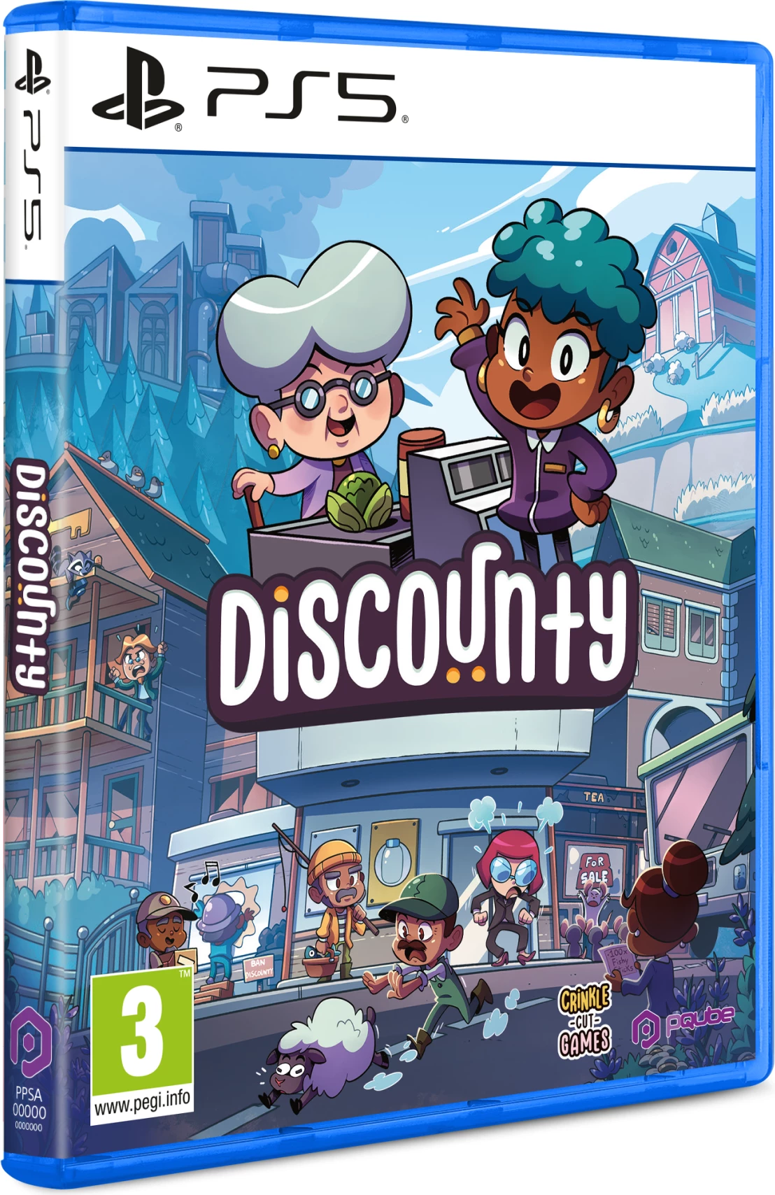 Lojë për PlayStation 5 PQube Discounty, RPG simulim menaxhimi dyqani, PEGI 12
