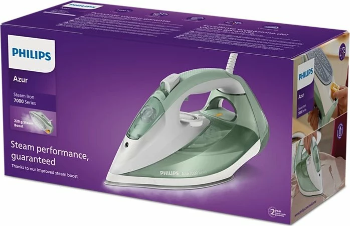 Hekur me avull Philips DST7012/70 7000 Series 2600W 300ml jeshile