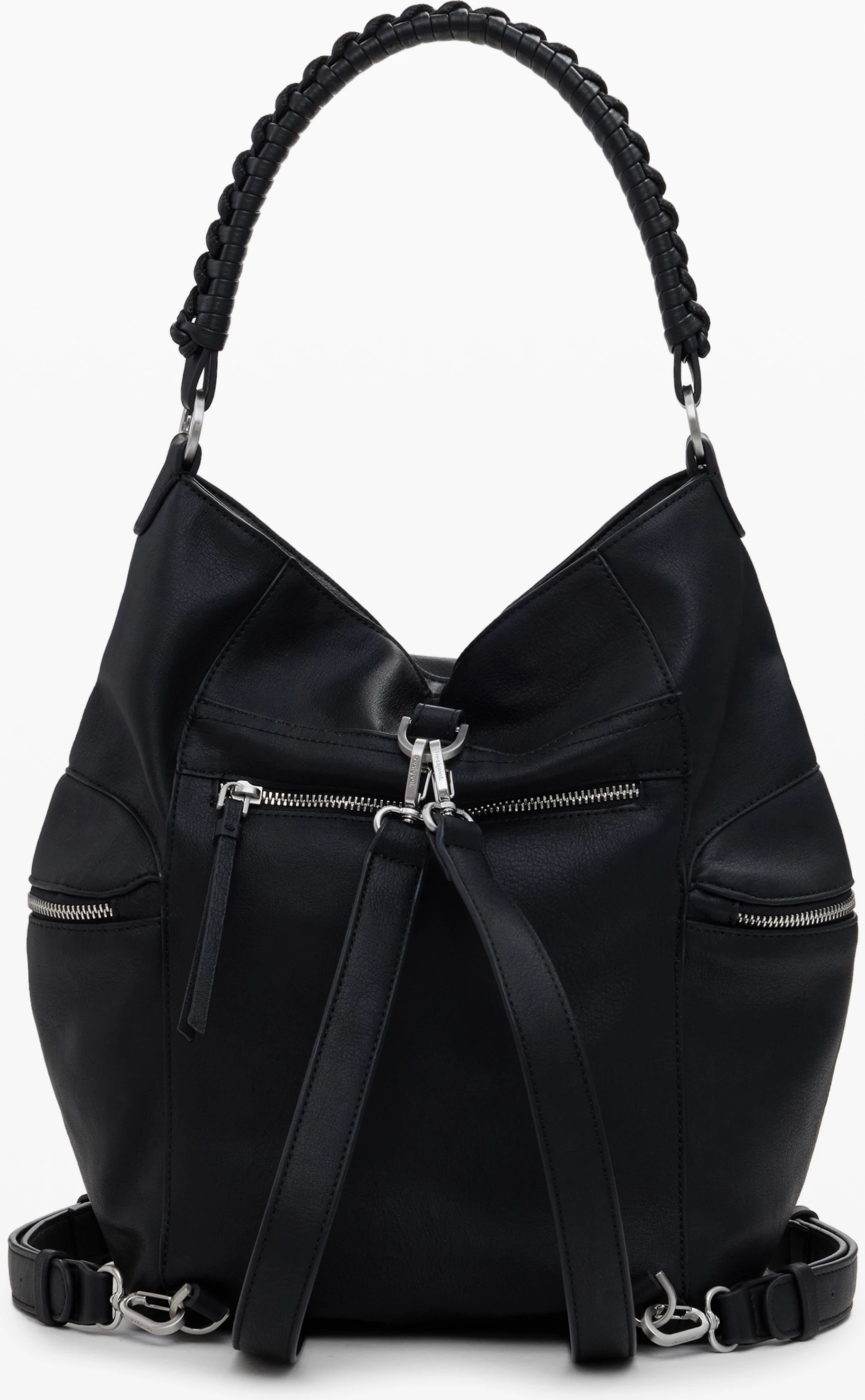 Backpack DESIGUAL Half Africa Logo femra, e zezë