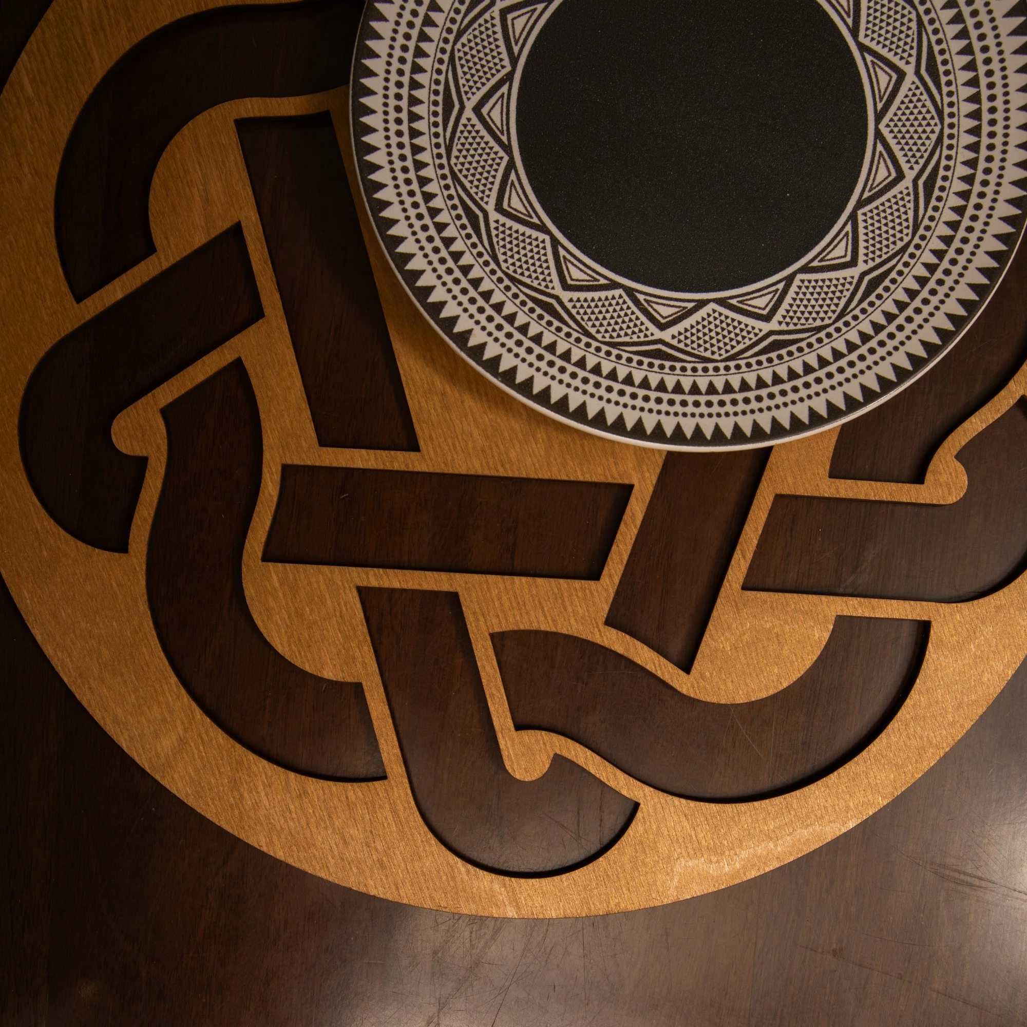 Set nënshimesh druri (6 copë), Hermia, Don, ngjyrë mjaltë