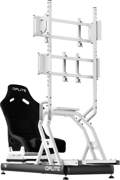 Mbajtëse monitori Oplite On Top Monitor Mount R8, çelik, e bardhë