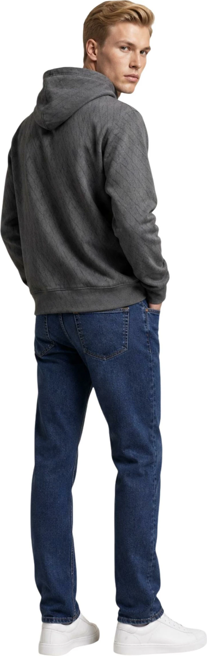 Duks me kapuç për meshkuj Armani Exchange XM001225, i gjelbër i errët [Madhësia: L]